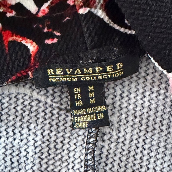 Revamped Bold Black, Pink and Red Floral Soft Blazer - Picture 2 of 8